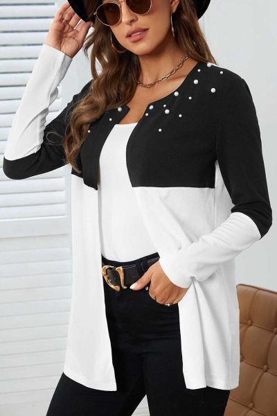 Shein Abrigo de dos tonos
